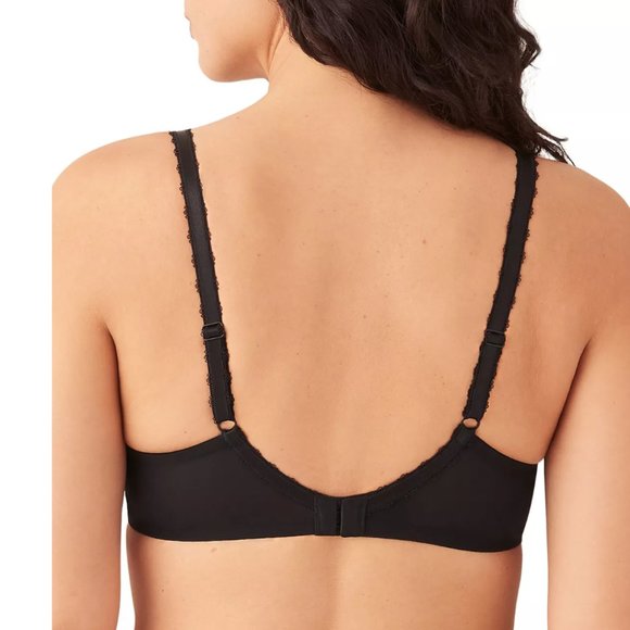 WACOAL Evocative Edge Underwire Black Full Coverage Bra - NEW Multiple Sizes - Picture 2 of 12